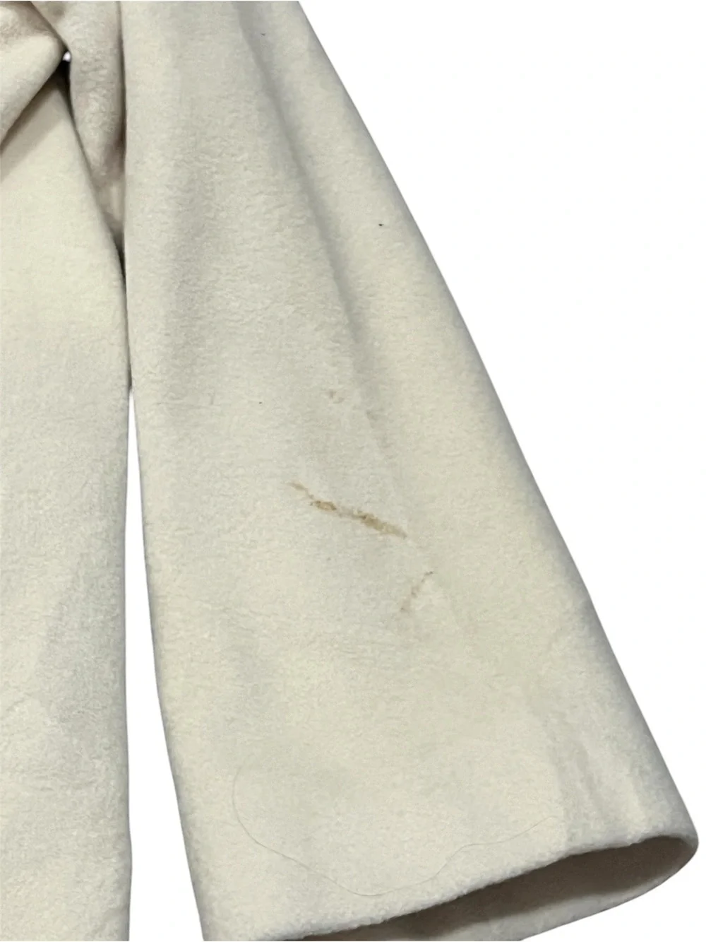 Vintage 100% Cashmere Long Coat | Cream | Tailored Duster / Maxi